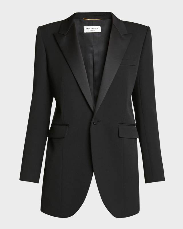 Single-Breasted Blazer Jacket