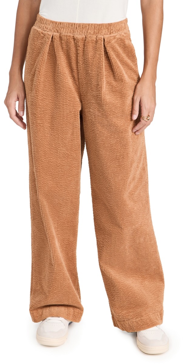 Stateside Grand Corduroy Wide Leg Pants Teddy