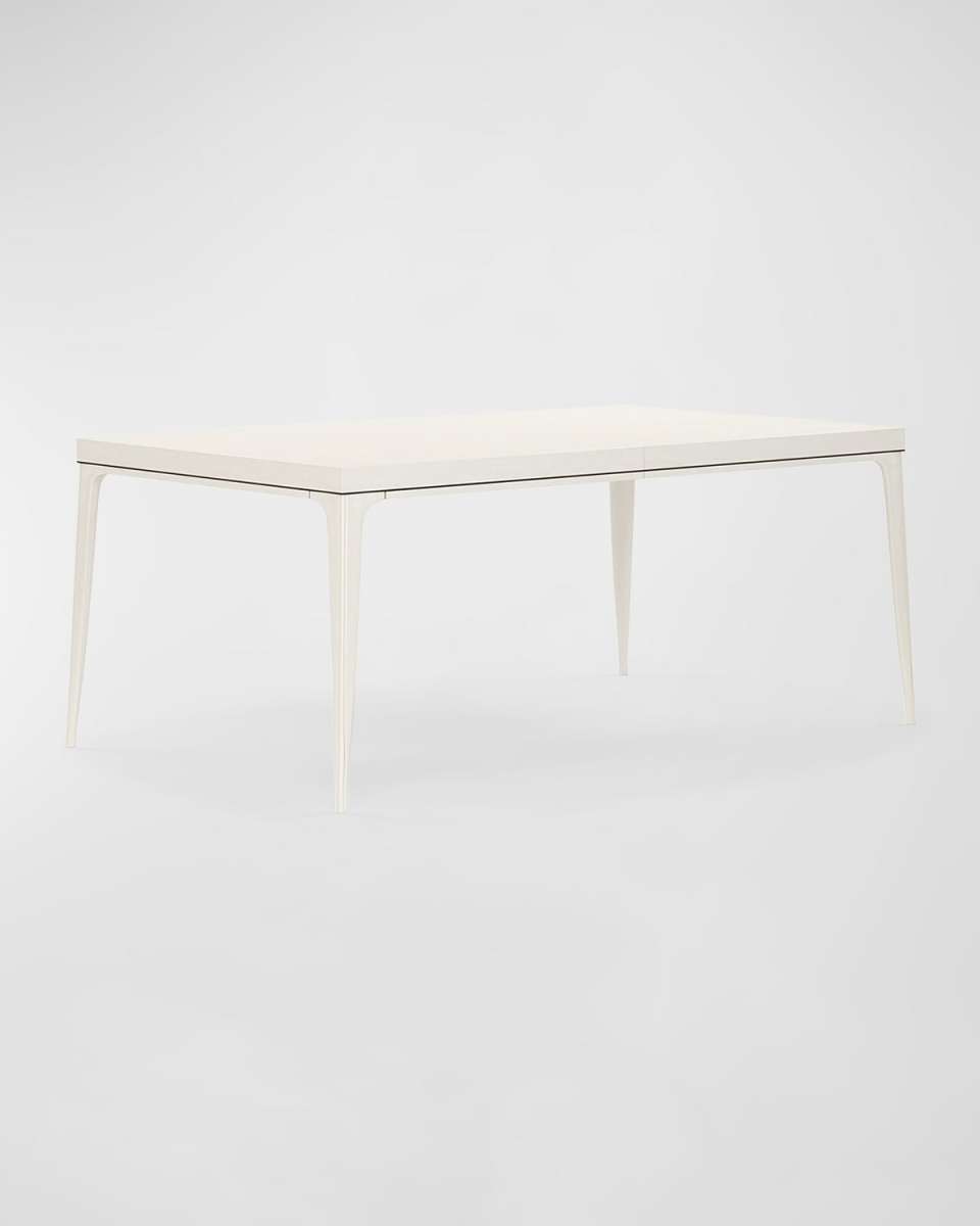 Blanc Dining Table with 2 Leaves
