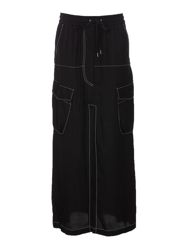 Pinko Jupe Midi - Noir