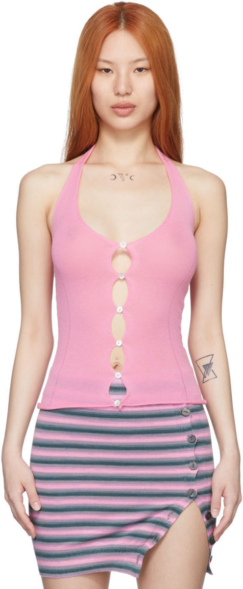 Gimaguas Cut-out Halter-neck Top