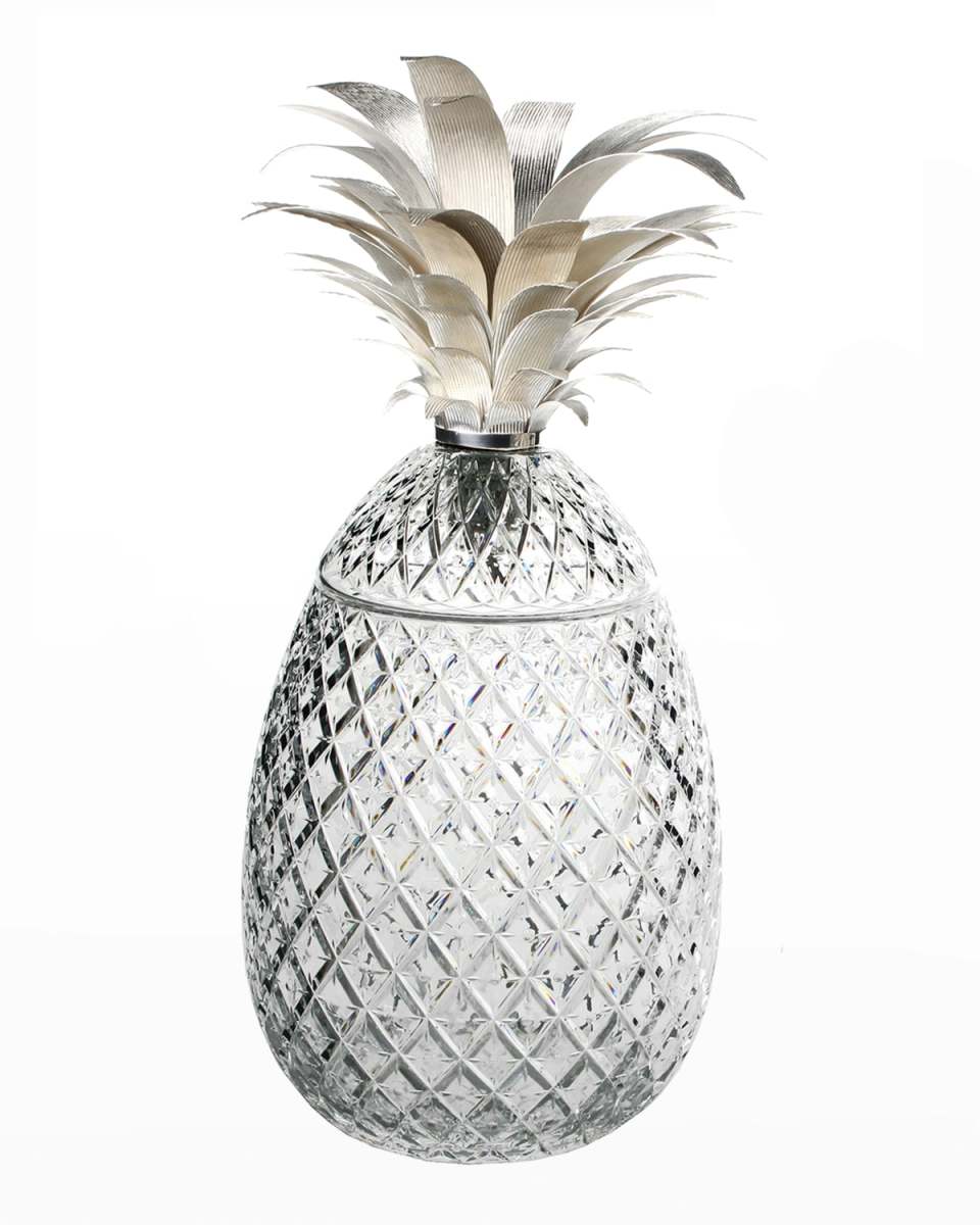 Isadora 26" Silver Pineapple Centerpiece