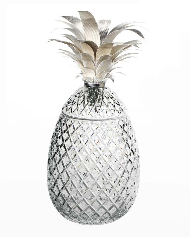 Isadora 26" Silver Pineapple Centerpiece
