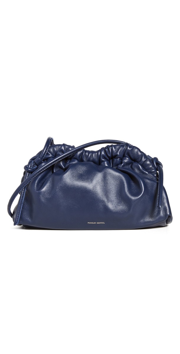 Mansur Gavriel Mini Cloud Clutch Blu