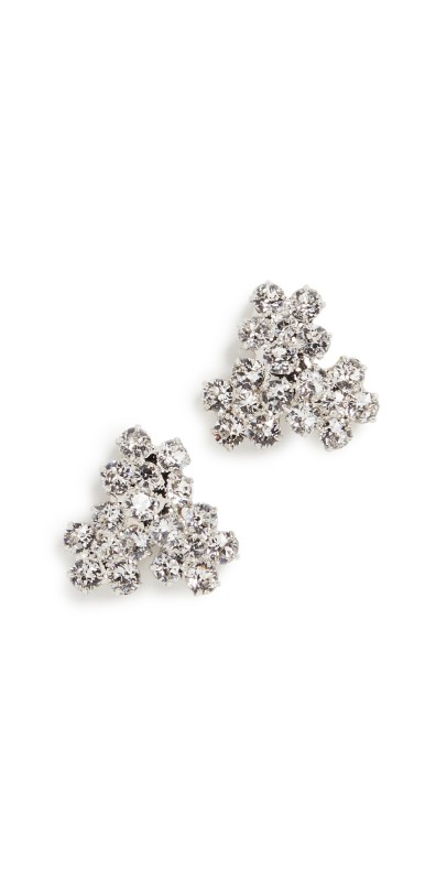 Jennifer Behr Violet Stud Earring Crystal