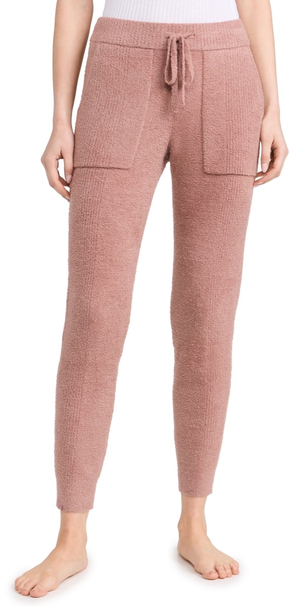 Barefoot Dreams CozyChic Lite Rib Blocked Pants Tierra