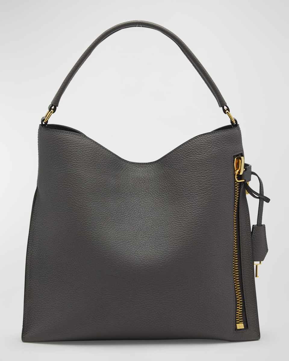 Alix Hobo Small in Grained Leather