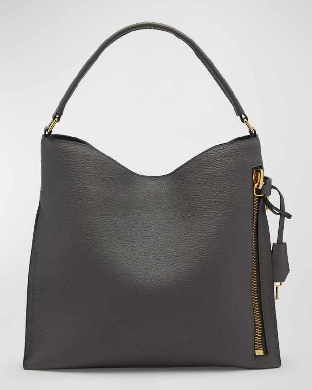 Alix Hobo Small in Grained Leather