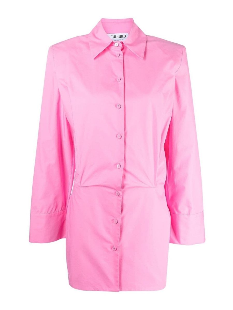 The Attico Robe Courte - Rose