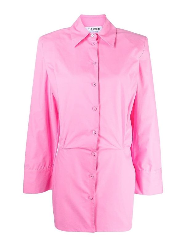 The Attico Robe Courte - Rose