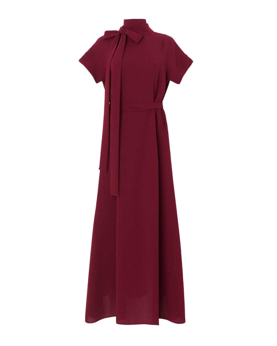 Tie Neck Dress