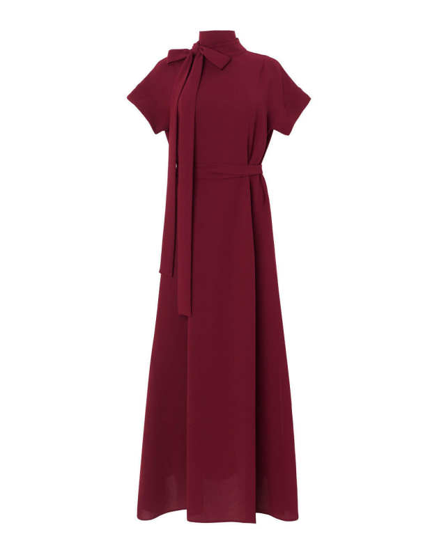 Tie Neck Dress
