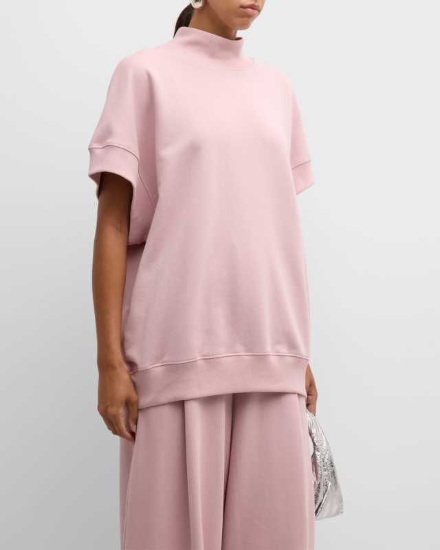 Halovar Short-Sleeve Knit Sweater
