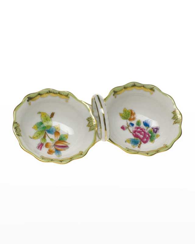 Queen Victoria Twin Salt Dish