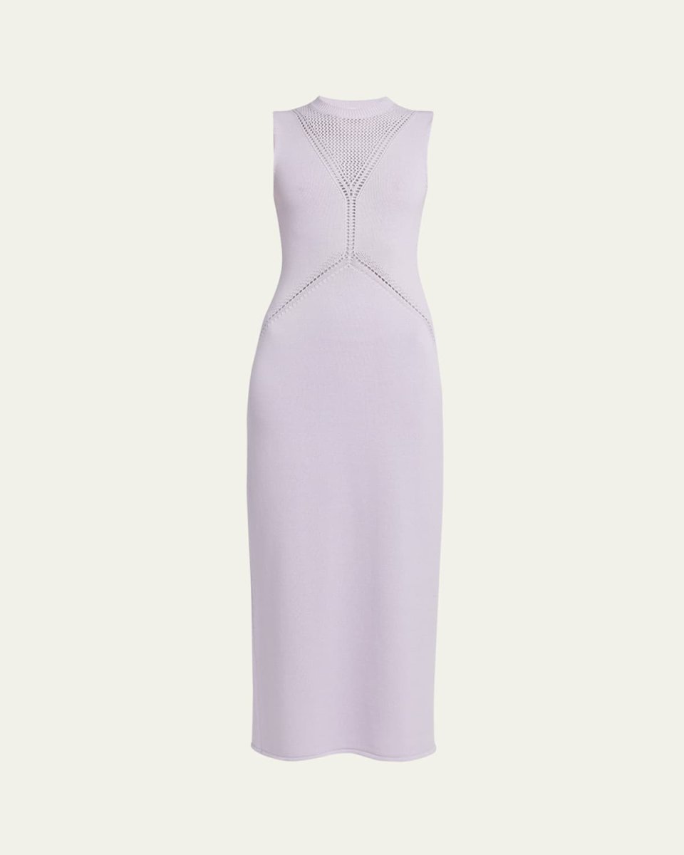 Loop Lace Wool Maxi Dress