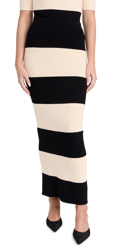 POSSE Theo Skirt Cream & Black