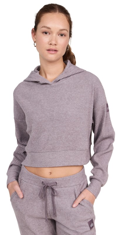 Alo Yoga Muse Hoodie Raisinette Heather