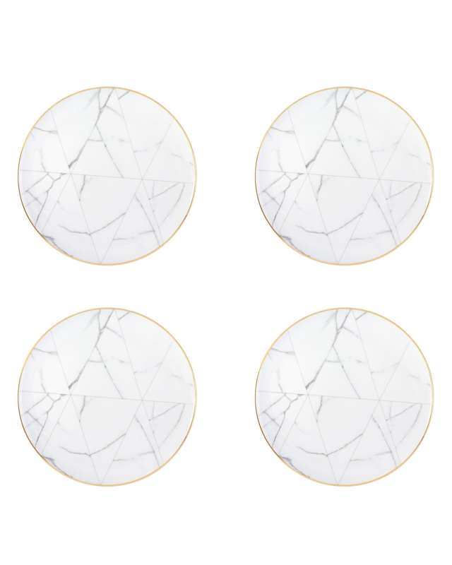 Carrara Dinner Plates, Set of Four