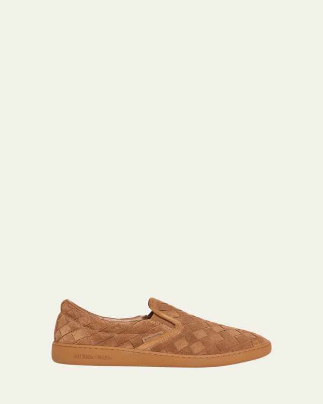 Sawyer Woven Suede Slip-On Sneakers