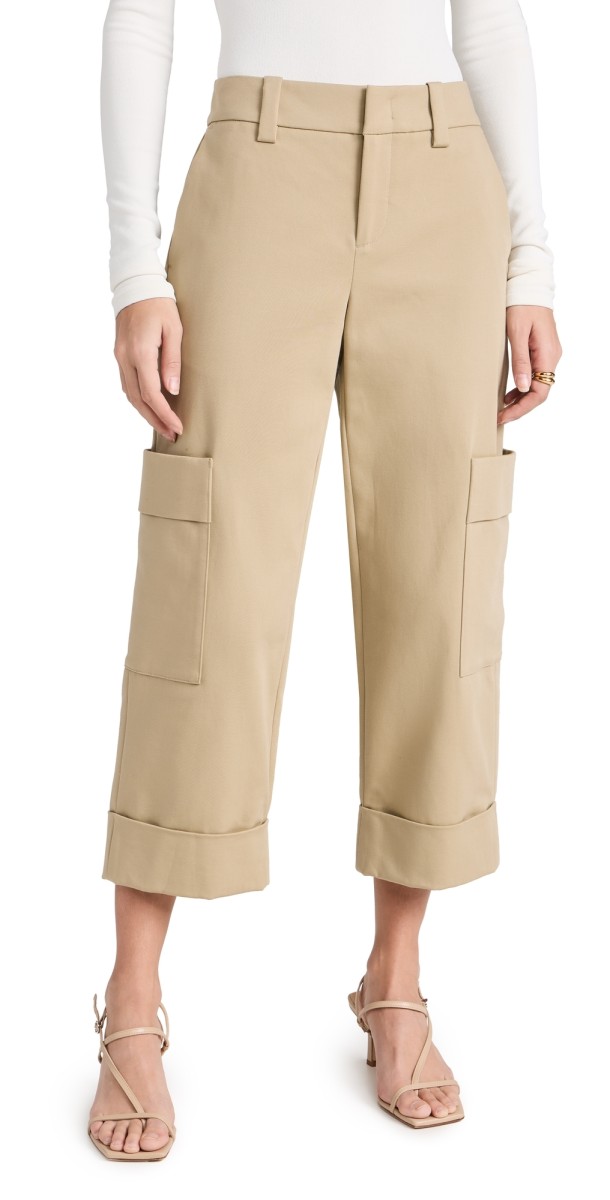 Vince Utility Crop Pants Sepia