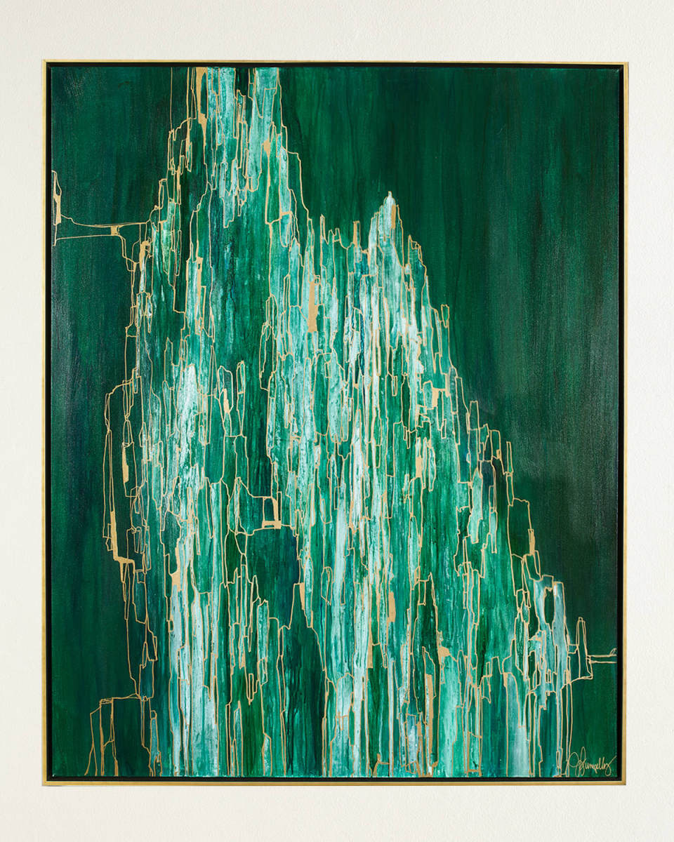 "The Line Between Envy and Admiration III" Limited Edition Hand-Embellished Giclee