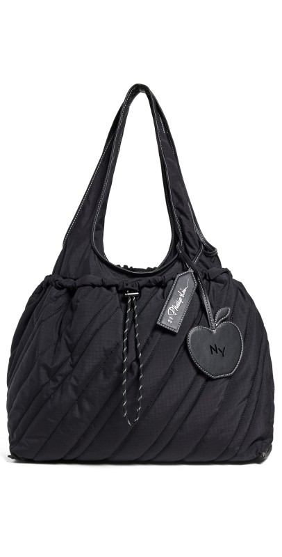 3.1 Phillip Lim Recycled Ripstop Quilted Market Tote Black