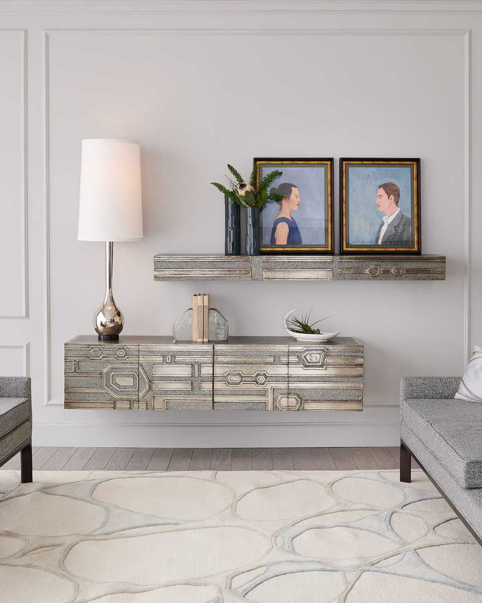 Geometric Wall Console