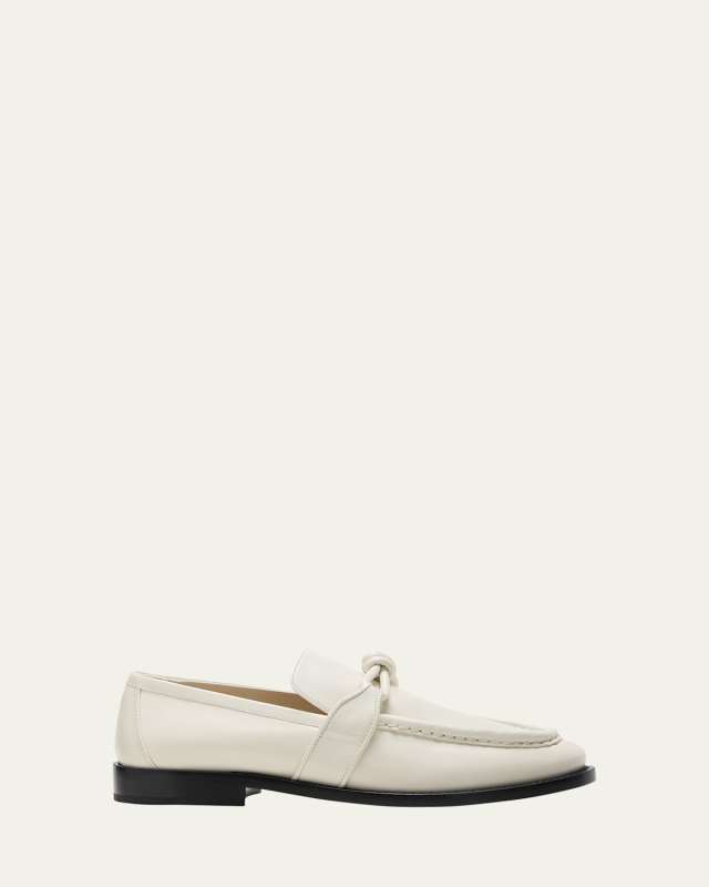 Astaire Knot Leather Loafers