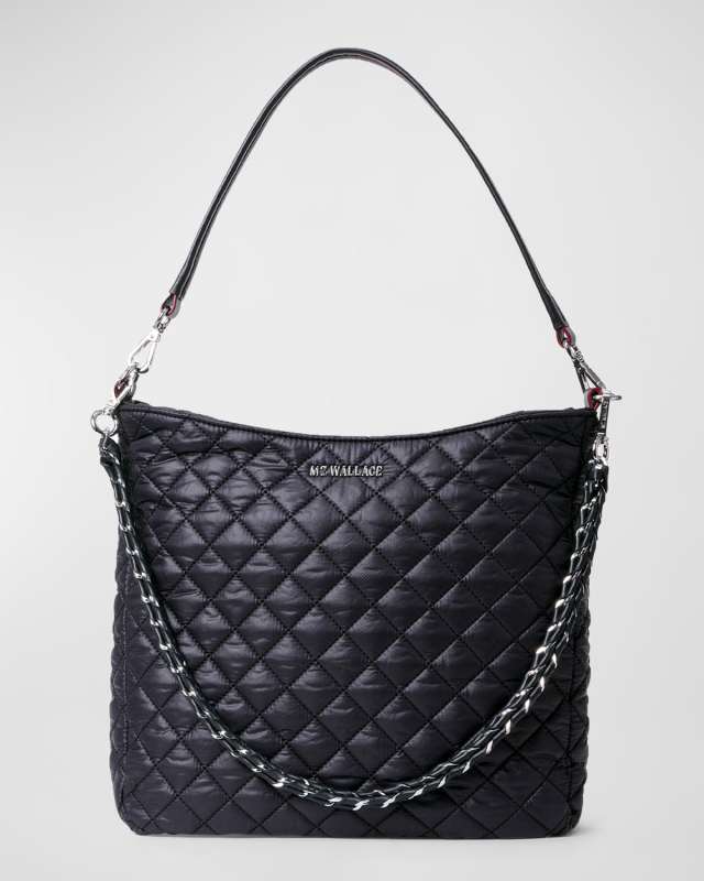 Crosby Quilted Hobo Shoulder Bag
