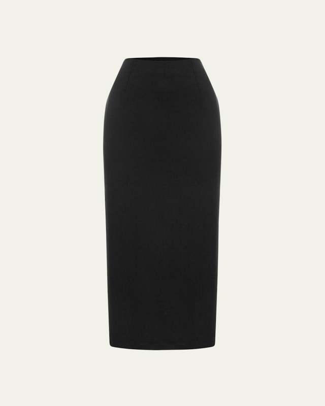 Nancy Linen Pencil Skirt
