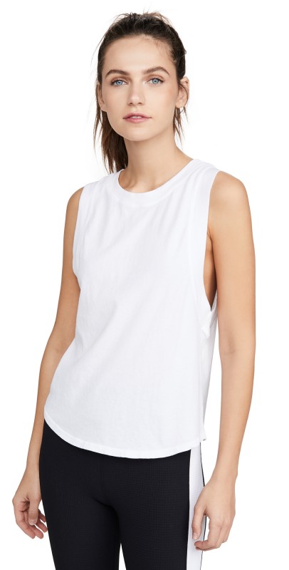 Year of Ours The Perfect Muscle Tank White