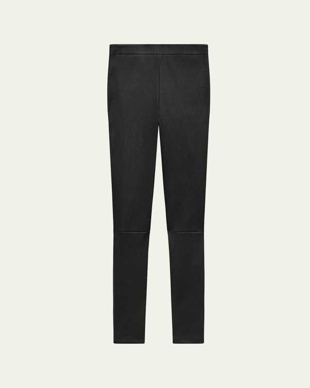 Adbelle High-Waist Leather Leggings