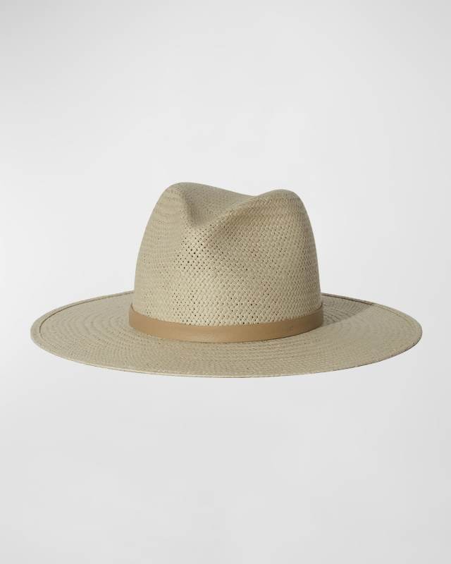 Simone Packable Straw Fedora Hat