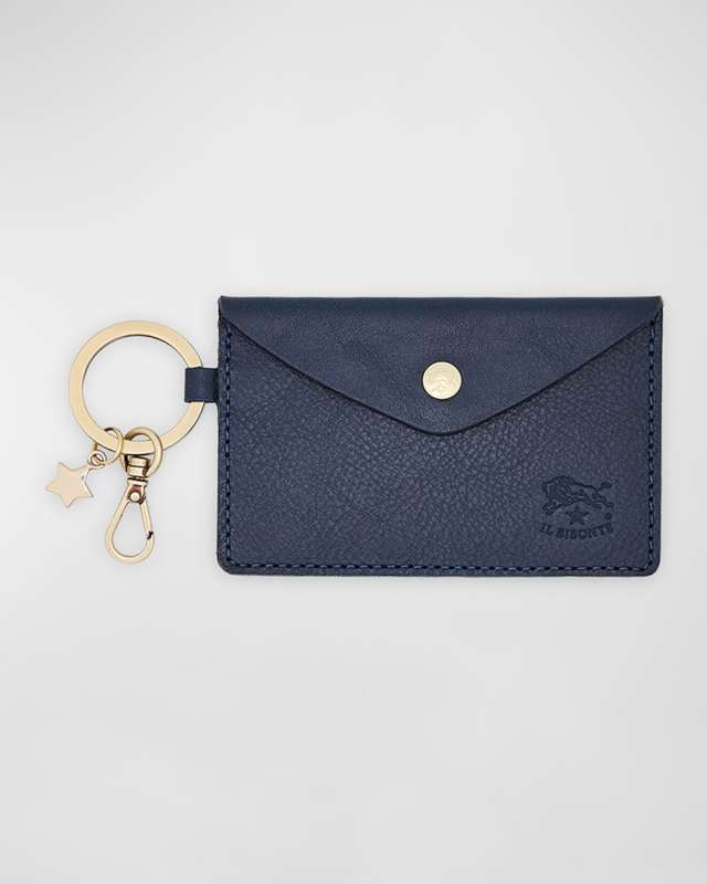 Keyring Leather Card Holder
