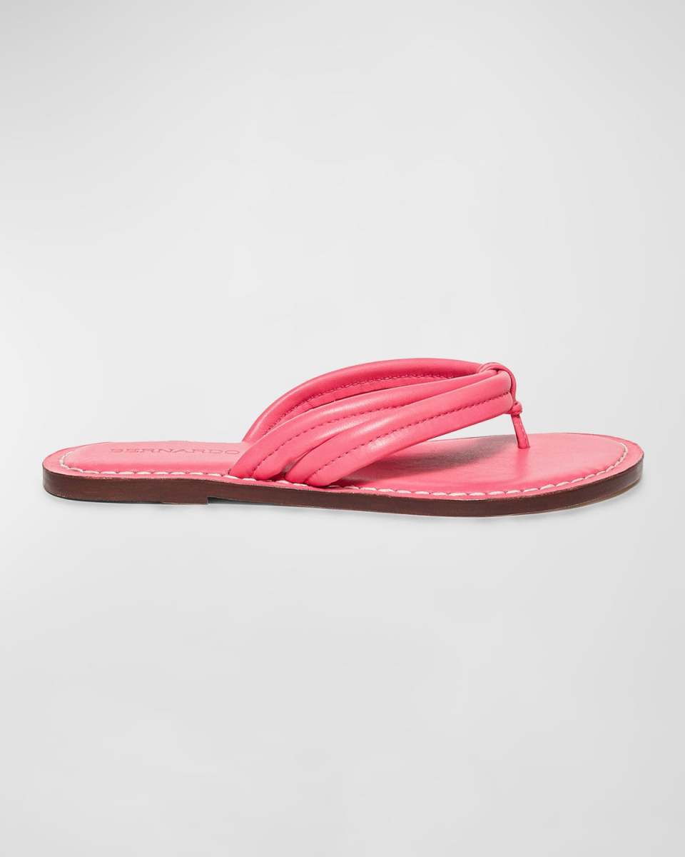 Miami Leather Slide Sandals