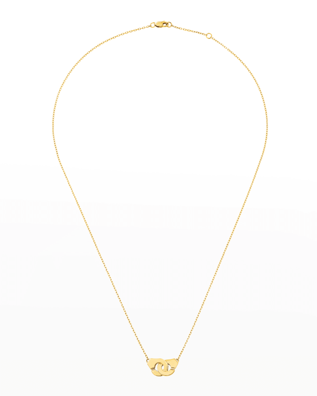 Yellow Gold Menottes R8 Small Chain Necklace
