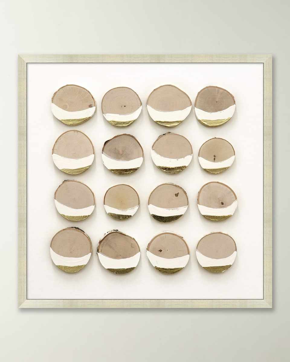 Gilded Birch Shadowbox Wall Art