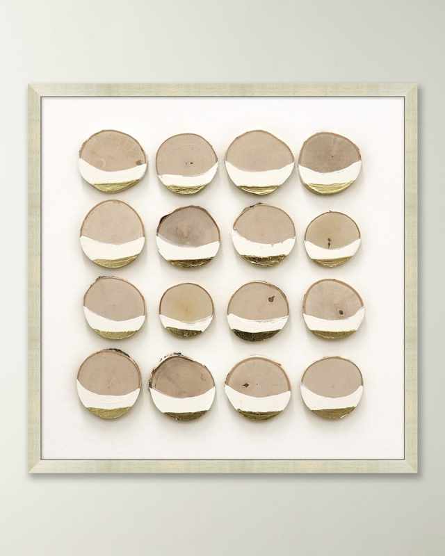 Gilded Birch Shadowbox Wall Art
