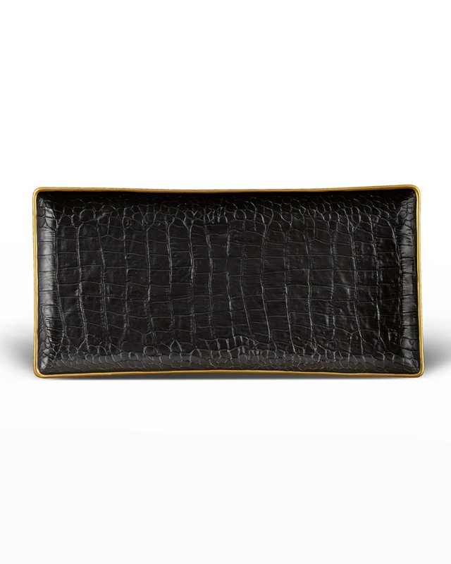 Crocodile Medium Rectangle Tray