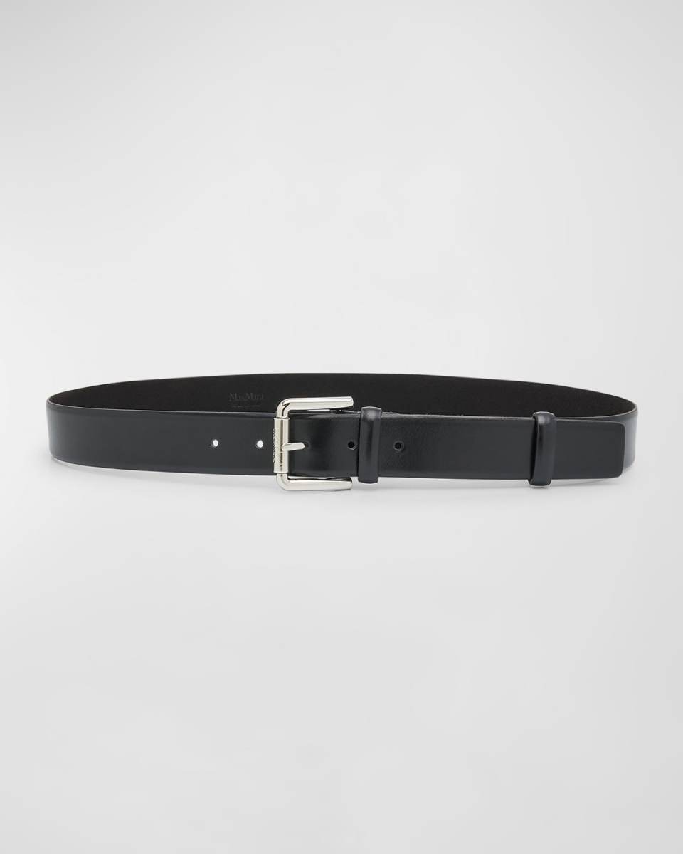 Patent Nappa Leather Belt