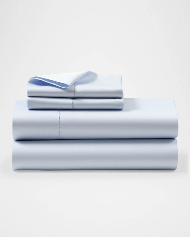 Organic Sateen Fitted Sheet, KING