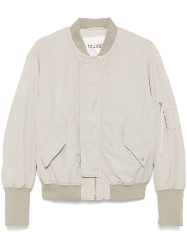 textured bomber jacket