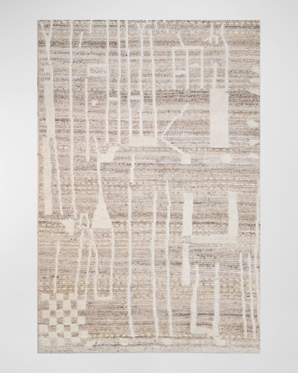 Jasiah Hand Knotted Rug, 5' x 8'