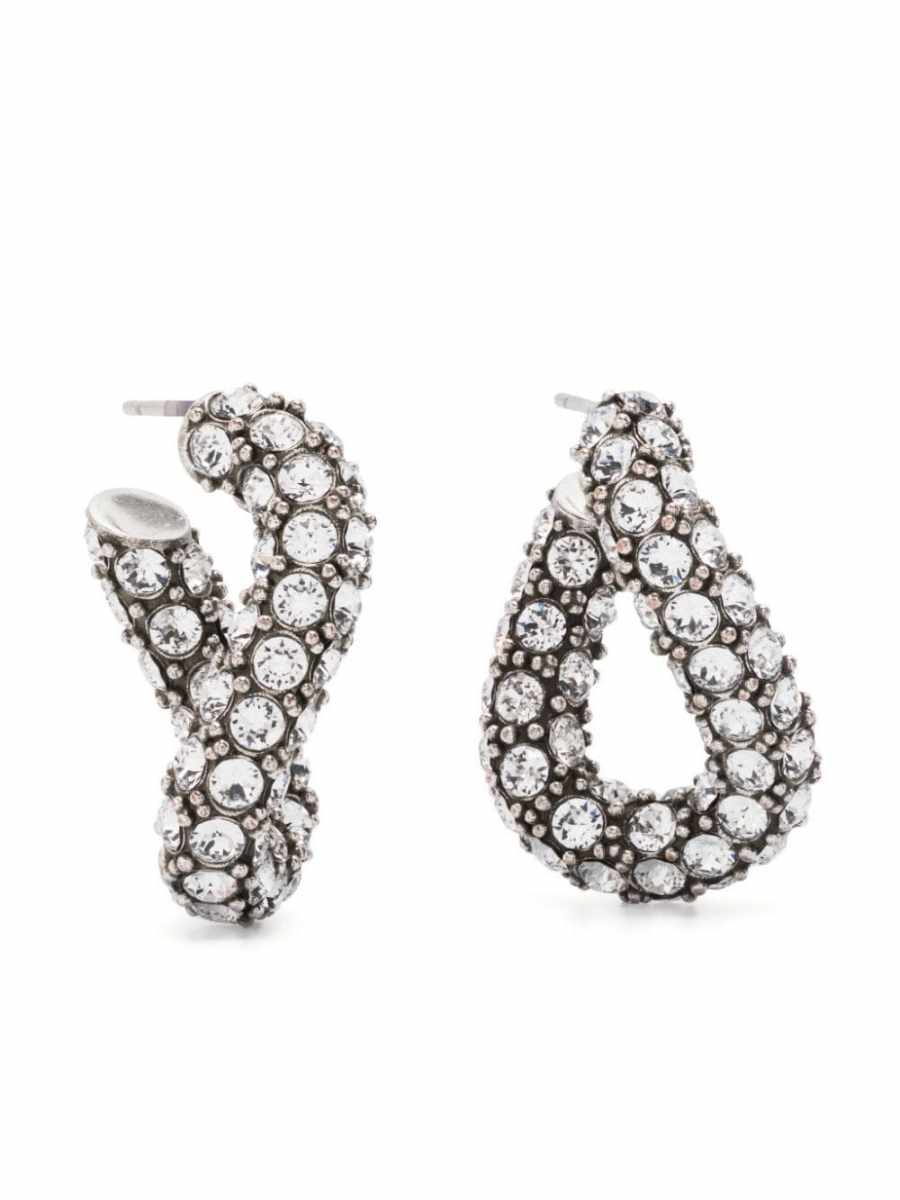 Funky Ring crystal-embellished earrings