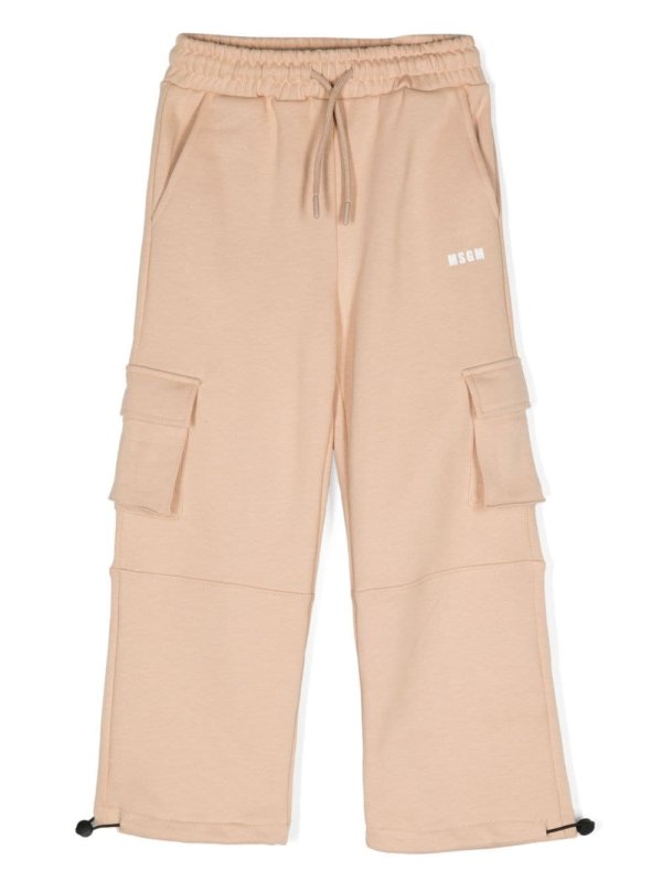 logo-print cargo pant