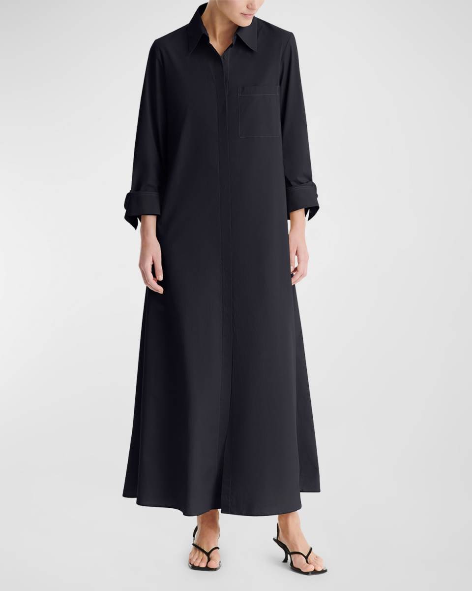 Jenny's Gown Oversized Cotton Poplin Shirtdress