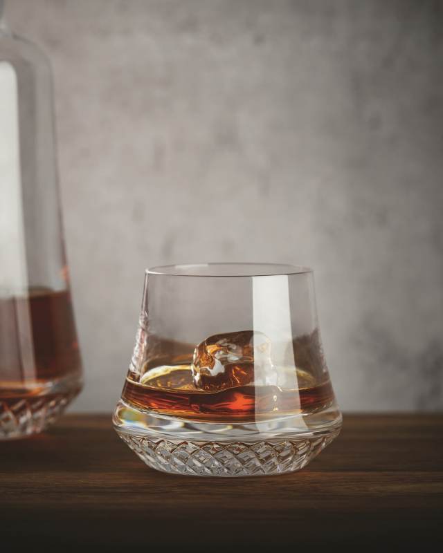 Old-Fashioned Whiskey Glasses, Set of 2