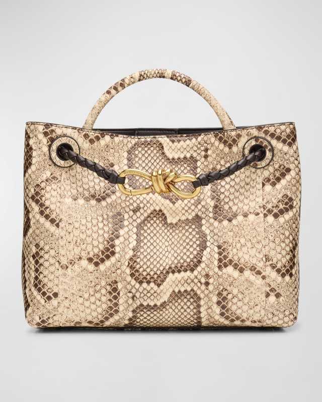 Small Andiamo Python Tote Bag