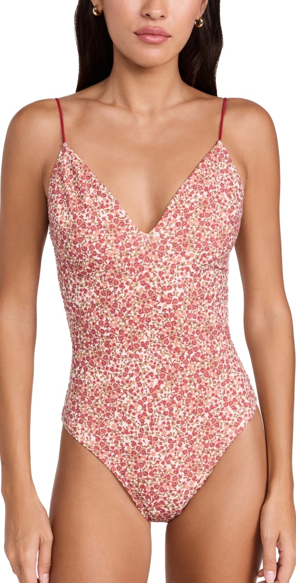 Reformation Rio One Piece Swimsuit La Vie En Rose