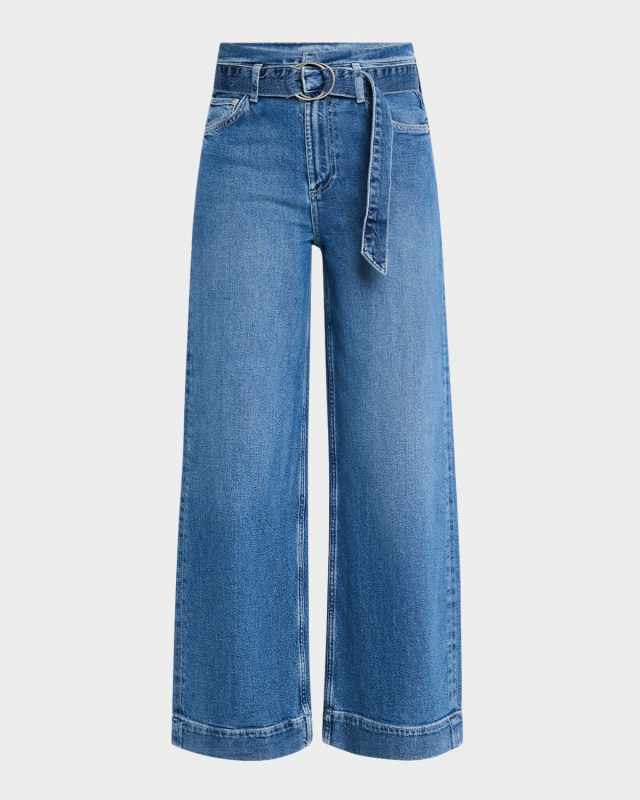 Descanso Belted Wide-Leg Jeans